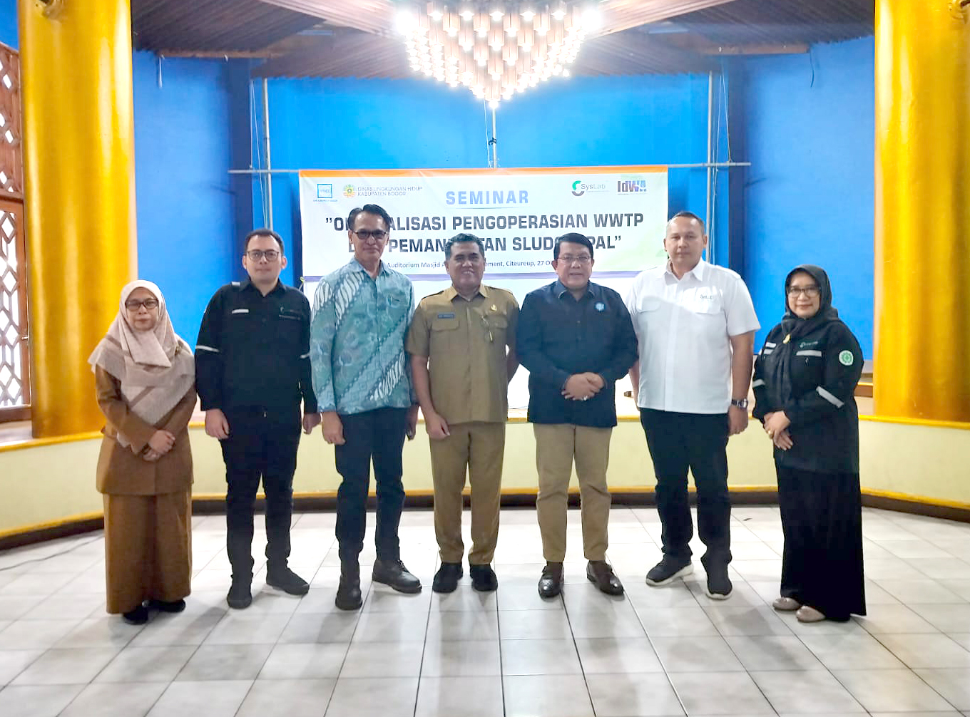 Seminar 'Optimalisasi Pengoperasian WWTP dan Pemanfaatan Sludge IPAL' DPK APINDO Kabupaten Bogor bekerjasama dengan PT.Syslab, IDWA dan DLH Kabupaten Bogor.